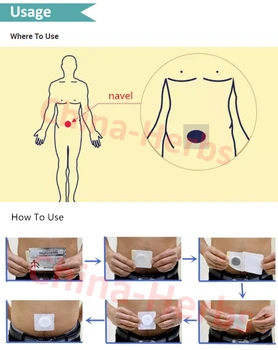 10 ks ZB Prostatic Pupok Omietky Čínskej Medicíny Patch Lekárske Mužskej Prostaty Starostlivosť o Masáž Prírodných Bylín Urologických Patch