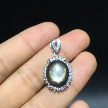 10 mm*14 mm prírodné star light sapphire prívesok prírodné star sapphire prsteň prívesok Changle Sapphire