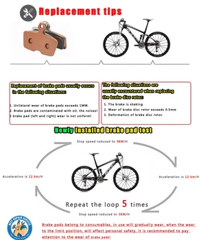 10 Pár Horský Bicykel MTB Cyklistické Spekaných Požičovňa Disk Brzdové Doštičky Pre SRAM AVID Code R 2011-Príslušenstvo