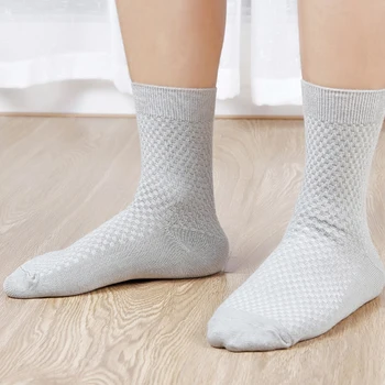 10 Párov Vysoko Kvalitné Bambusové Vlákno pánske Ponožky Business Priedušná Dezodorant Kompresie Dlhé Ponožky Mužov Veľkosť EUR 39-45