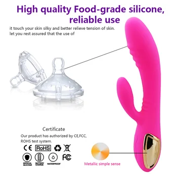 10 Rýchlosti G-Spot Vibrátor pre ženy tlačením sexuálnu hračku, Rabbit Vibrátor Vaginálne Klitorálny masér Žena Masturbator dildoSex Hračky