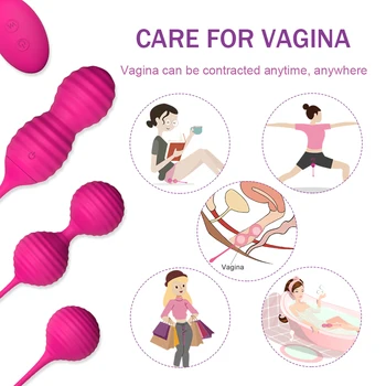 10 Rýchlosť Pošvy Vajcia Vibrátor Pre Ženy G-Spot Vibrátor Bezdrôtové Diaľkové Ovládanie Vaginálne sprísnenie Cvičenie Sexuálne Hračky pre Ženy