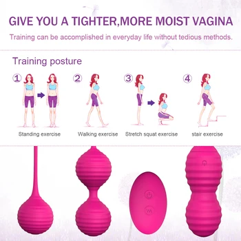 10 Rýchlosť Pošvy Vajcia Vibrátor Pre Ženy G-Spot Vibrátor Bezdrôtové Diaľkové Ovládanie Vaginálne sprísnenie Cvičenie Sexuálne Hračky pre Ženy