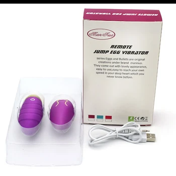 10 Rýchlosť Stimulátor Klitorisu USB Spoplatnené Diaľkové Ovládanie Hlásenie Bullet Vajcia Vibrátor Sex Produkty Sexuálne Hračky pre Ženy Muži