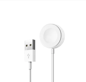 100 cm Biele Magnetické Bezdrôtový Nabíjací Kábel Pre Apple Hodinky 2 3 Gen Automatického Bezdrôtového pripojenia USB Nabíjanie Nabíjací kábel pre iWatch
