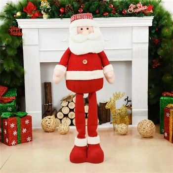 100 cm Veľké Červené Santa Claus Snehuliak Bábika Vianočné Dekorácie pre Domov Figúrka Nový Rok Vianočný Strom Ornament Veselé Vianoce