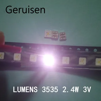 1000PCS LUMENOV LED Podsvietenie Flip-Čip LED 2.4 W 3V 3535 studená biela 153LM Pre SAMSUNG LED LCD Podsvietenie TV Aplikácia