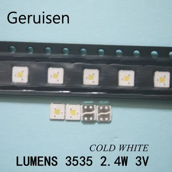 1000PCS LUMENOV LED Podsvietenie Flip-Čip LED 2.4 W 3V 3535 studená biela 153LM Pre SAMSUNG LED LCD Podsvietenie TV Aplikácia