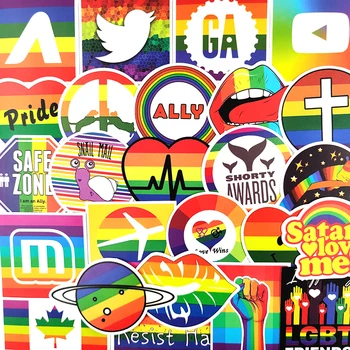 100ks/bal Módny Trend Rainbow Graffiti Samolepky Pre Skateboard Prilba Darčeka Bicykel, Notebook, Auto detské Hračky HOBBY Atď