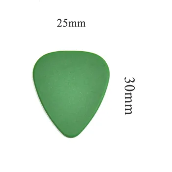 100ks Extra Ťažký 1,5 mm 351 Delrin Gitara Výbery Plectrums Zelená