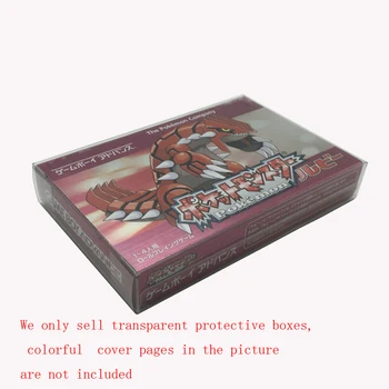 100ks Priehľadných Prípade Plastových PET Box Pre Game Boy Dobrodružstvo Pre GBA Karty Kazety Japonsku Verziu Skladovanie Chránič Zber