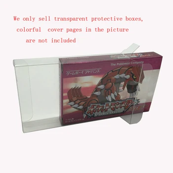 100ks Priehľadných Prípade Plastových PET Box Pre Game Boy Dobrodružstvo Pre GBA Karty Kazety Japonsku Verziu Skladovanie Chránič Zber