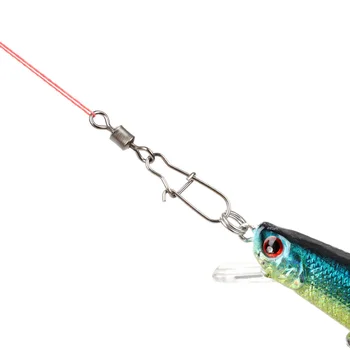 100ks/ Set Rybárske Konektor Neotáča Interlock Pin Modulu 4#-12# Koľajových Otočný Pre Fishhook Lákať Rybárske Príslušenstvo