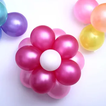 100ks / veľa Kovových balónikov Pearl Balóny svadobné balón Narodeniny glóbusy, ružové, modré, čierne zlato, striebro, balónikov 10 inch 2.2 g