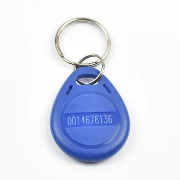 100ks/veľa RFID 125khz EM4100 TK4100 Tlačidlo Fobs Token Značky Keyfobs Keychain ID Kartu Len na Čítanie Prístup Ovládanie RFID Karty