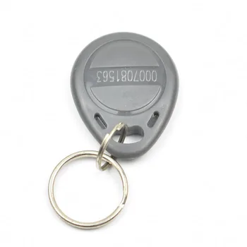 100ks/veľa RFID 125khz EM4100 TK4100 Tlačidlo Fobs Token Značky Keyfobs Keychain ID Kartu Len na Čítanie Prístup Ovládanie RFID Karty