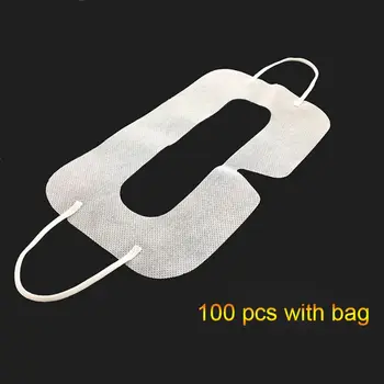 100KS/VRECKO netkanej Textílie Oko Podložky Jednorazové Hygienické Oko Patch pre HTC Vive PlayStation 3D Virtuálnej Reality Okuliare