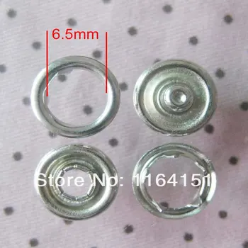 100set 9,5 mm (O) kolík modul tlačidlo kovové snap strieborné pozlátené dieťa romper pracky zápisník výrobky, detské odevy tlačidlo