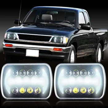 105W 7X6 5X7 LED Obdĺžnik Svetlomety pre Jeep Wrangler YJ Cherokee XJ, Na Pickup Toyota MR2 Celica Ford Nákladné Auto Príslušenstvo