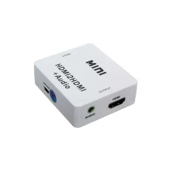 1080P Mini HDMI2HDMI Audio HD Prevodník, HDMI-HDMI Audio extractor Adaptéra prepínač Pre PC Notebook, Projektor HDTV