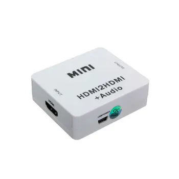 1080P Mini HDMI2HDMI Audio HD Prevodník, HDMI-HDMI Audio extractor Adaptéra prepínač Pre PC Notebook, Projektor HDTV