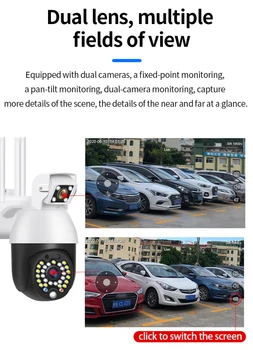 1080P PTZ Wifi IP Kamera, Vonkajšie 2X Digitálny Zoom AI Ľudských rozpozná Bezdrôtové Kamery 29pcs Led ONVIF Audio 2MP Bezpečnostné CCTV Kamera