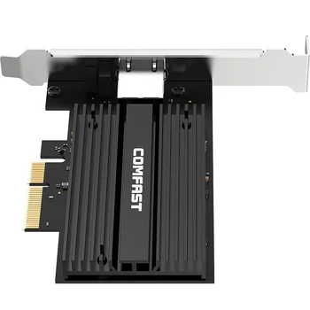 10G Ethernet PCI Express 3.0 Bezdrôtový Adaptér 2,5 G/5G/10G PCIE-X4 Sieťová karta 10Gbps Rýchly Prenos Dongle Pre Windows, Linux