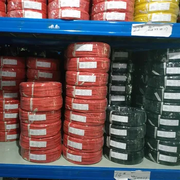 10meter/veľa Kvalitných 5m červený a 5m čierna farba drôtu silikónové 10 12 14 16 18 20 22 24 26 AWG 40%Off