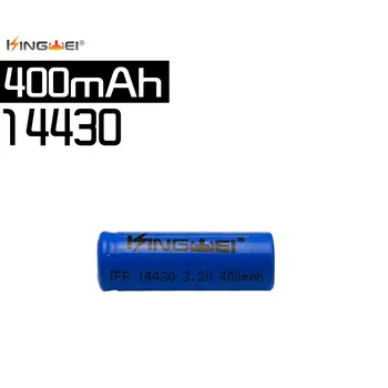 10pcs 3.2 v IFR 14430 LiFePO4 batérie 400mah nabíjateľná bunky pre baterku horák, fotoaparát