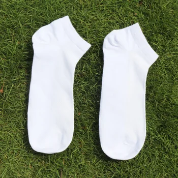 10Pcs=5Pair Pevné Oka Mužov Bavlnené Ponožky Neviditeľné Ponožky Mužov Lete Priedušná Tenké Loď Ponožky Veľká Veľkosť EUR 42-47
