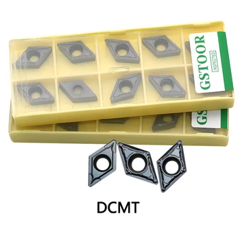 10PCS DCMT070204-MV DCMT11T304 DCMT11T308 GM9030 sústružnícke nástroje na Sústruženie, karbid vložka pre nehrdzavejúcej ocele
