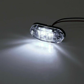 10pcs LED Bočné Obrysové Svetlo Lampy Odbavenie pre Camper Trailer Truck 12V-24V