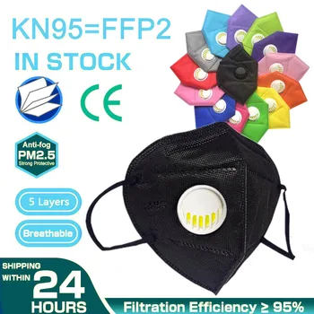 10pcs Masku na Tvár KN95 Pleťové Masky PM2.5 Filter 5-vrstvy Mascarilla Úst CE FFP2 Maska 95% Anti maska proti prachu mascarillas FaceMask