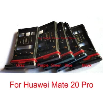 10PCS Nové Kvalitné zásuvku na Kartu Sim, Pre Huawei Mate20 Mate 20 Pro 20pro Micro Sim Karty Držiteľ Otvoru Zásobníka Adaptéry Opravy Dielov