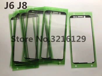10PCS Nové Originálne LCD Displej Predného Rámu 3M Lepidlo Lepidlo Nálepky Pásky Pre Samsung Galaxy J6 j600 j600F plus J8 J800 J810 2018