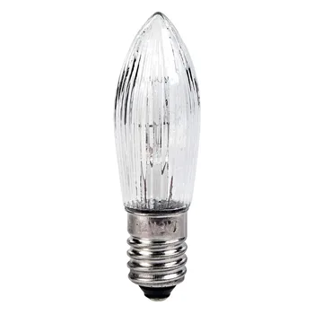 10pcs/pack E10 LED náhradné Žiarovky Top Sviečka Víla Vianočné Osvetlenie Lampa 8V-55V AC Teplá Biela Dovolenku Dekor Veľkoobchod #M