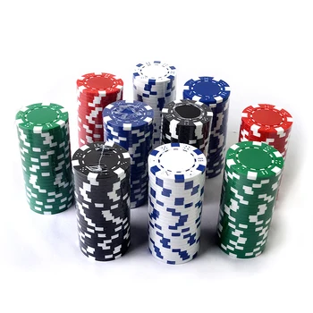 10pcs/pack Č menovitá Hodnota ABS Žetónov, Kocky Bod, Vzor Hazardné hry Poker Čipy Texas Hold ' Em Casino Chips