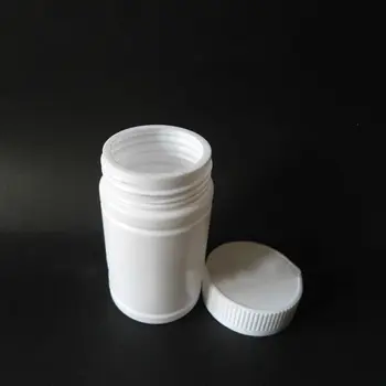 10Pcs Tablet Kontajner Držiteľ Bieleho Plastu Prázdne Medicíny Fľaše Kapsule Pilulku AAA0934