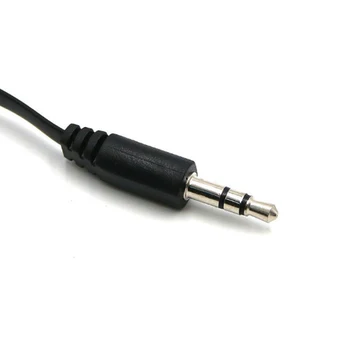 10pcs/veľa 3,5 mm 1 Žena 2 male AUX Audio Kábel Mikrofónu Splitter Kábel, Slúchadlá Slúchadlá Adaptér Kábel pre Telefón pad Mobile