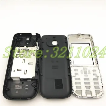 10Pcs/Veľa Dobrej kvalite Full Bývanie puzdro Pre Nokia C2-01 Kryt Batérie Bývanie prípade v angličtine a arabské Klávesnice+Logo