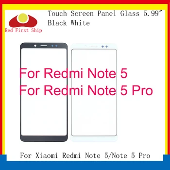 10Pcs/veľa Dotykový Displej Pre Xiao Redmi Poznámka 5/Poznámka 5 Pro Touch Panel Predný Vonkajšie LCD displej, Sklenený Objektív Note5 Náhradné dotyková obrazovka