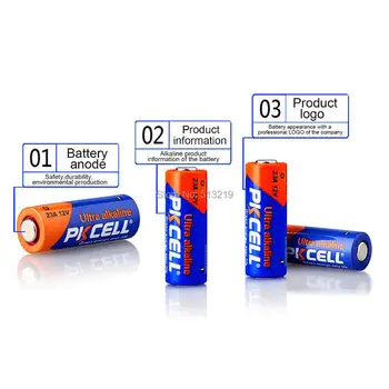 10pcs veľa PKCELL 23a MN21 V23GA VR22 A23 L1028 12v batérie, alkalické batérie Suché primárne Batérie pre MP3 Walkman hračky atď.