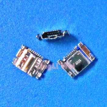 10pcs/veľa Poplatok Zásuvky Mobilný Telefón, Konektor Micro USB Konektor pre Samsung I9300/I9308/I939/I535/I747/T999/S3 7pins