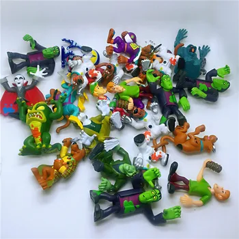 10pcs/Veľa pvcl hračky pre deti darček hračky malé bábiky rôznych modelov zmiešané odoslanie.