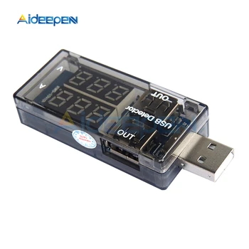 10pcs/Veľa USB Voltmeter Ammeter Prúd Napätie Tester LCD Digitálny Displej Batérie Kapacity Tester na Meranie USB Nabíjačky