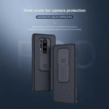 10pcs/veľa Veľkoobchod Nillkin CamShield Pro Prípade OnePlus 8 Pro prípade posuňte kryt pre kameru ochrany prípade