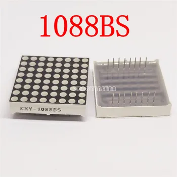 10pcs X LED Dot Matrix Displej 16pin 8x8 3 mm Červený LED displej 1088BS