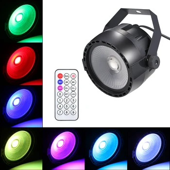 10W RGB UV COB LED Par Svetla Bezdrôtové Diaľkové Ovládanie Fáze Svetlé, Hladké, Osvetlenie, Lampy, DJ DMX Svetlá pre Stranu Tyče Zobraziť