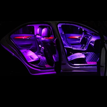 10x T10 W5W Auto LED Žiarovky Auto Interiéru svetlá na Čítanie súprava Atmosféru nohy Osvetlenie batožinového priestoru Lampa Pre Peugeot 508 2012 2013