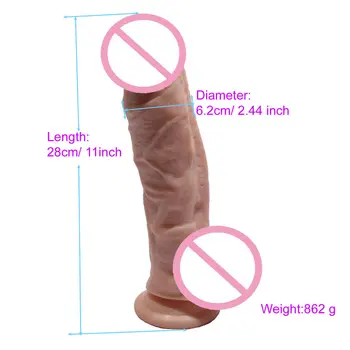 11 palcový Super Obrovské Dildo Realistický Penis s Prísavkou Sexuálne Hračky pre Ženy Veľký Péro Penis Kôň Dildo Sex Produkty